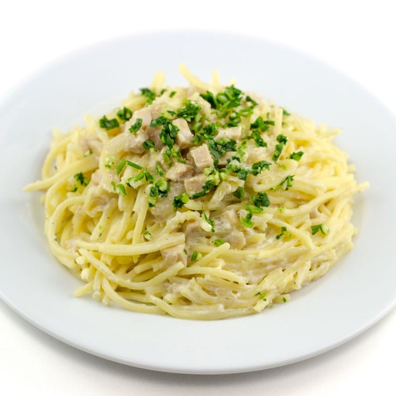 Espaguetis a la Carbonara x300grs.