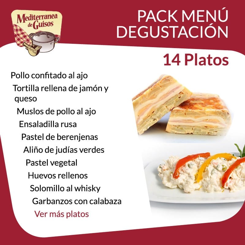 Pack Menú Degustación (14 platos)