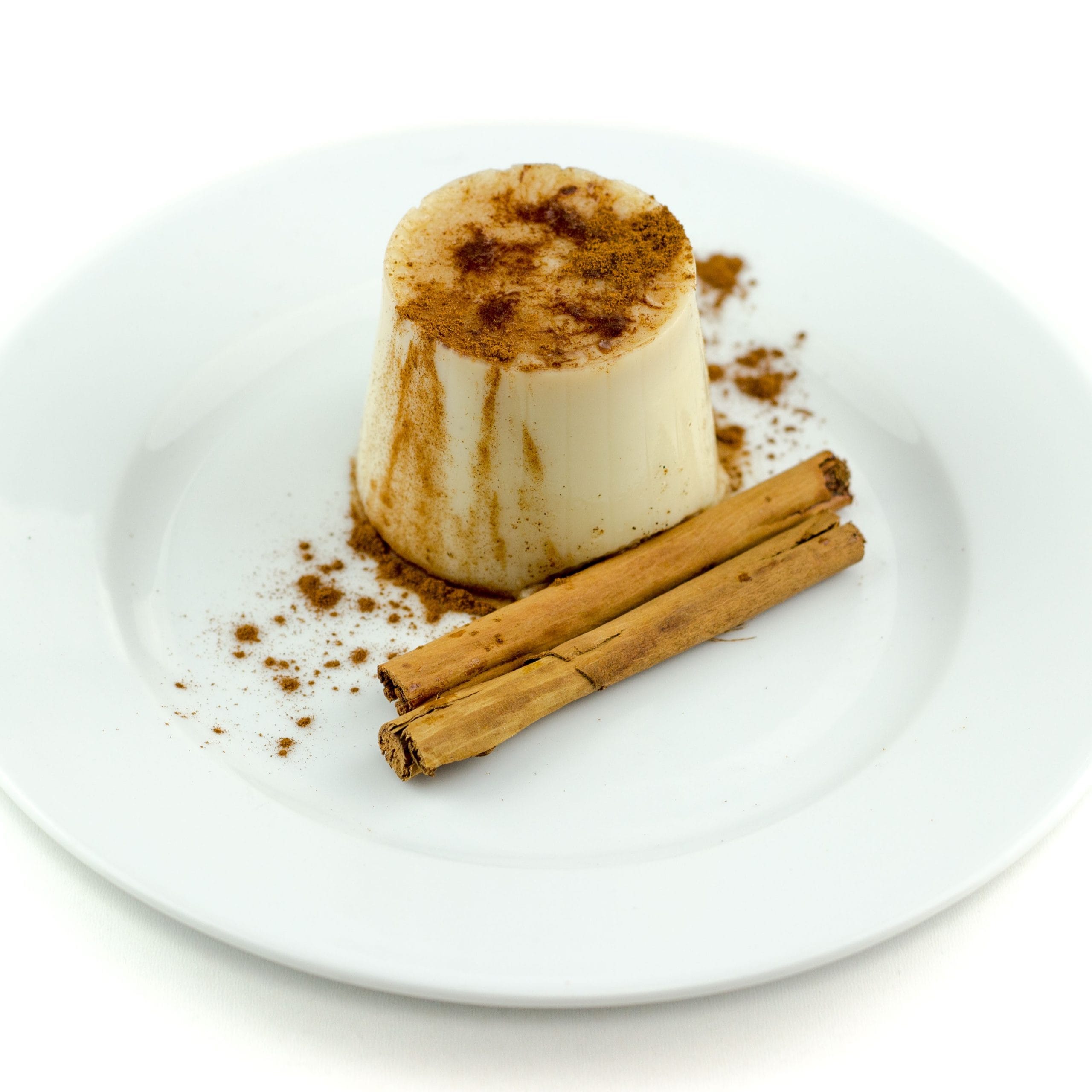 Flan de polea con caramelo sin azúcar