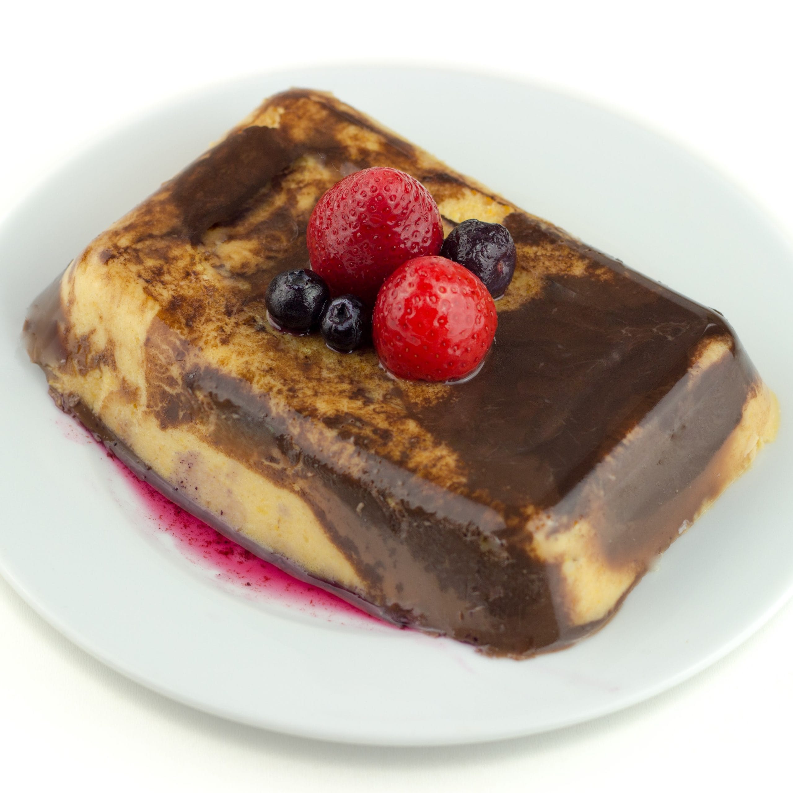 Pudding de calabaza con chocolate sin azúcar