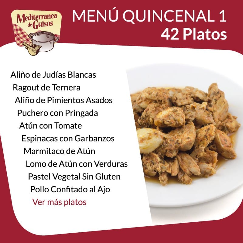 Pack Menú Quincenal 1 + 2