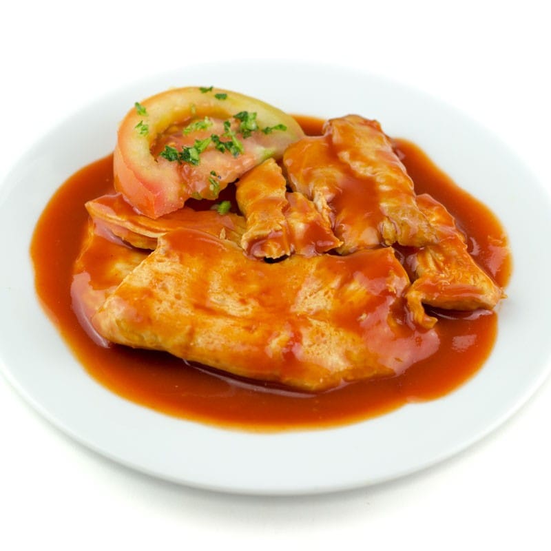 Carne de Pavo con Tomate.
