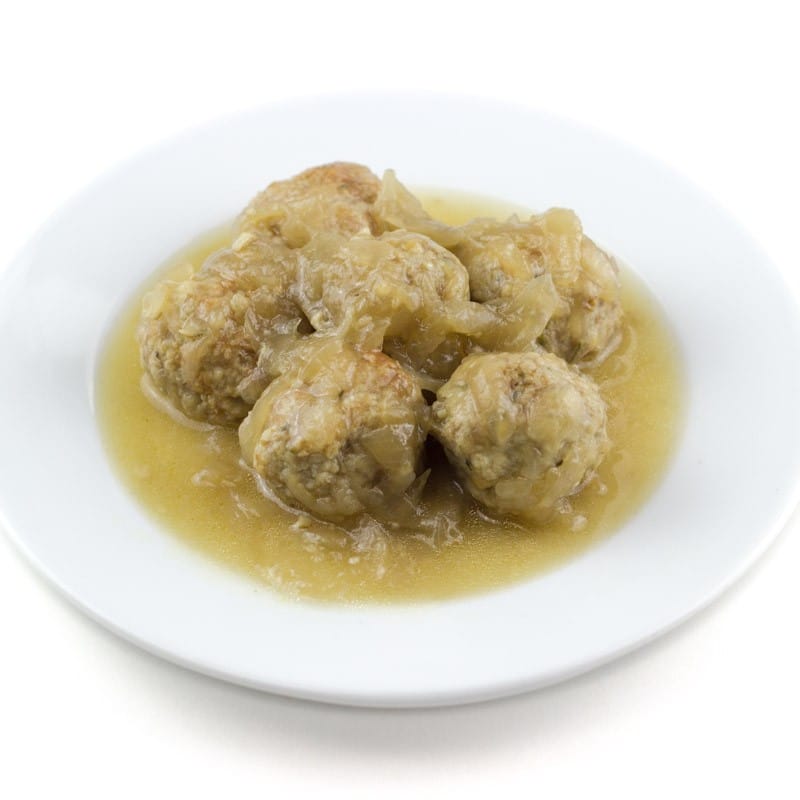 Albóndigas de Pollo en Salsa