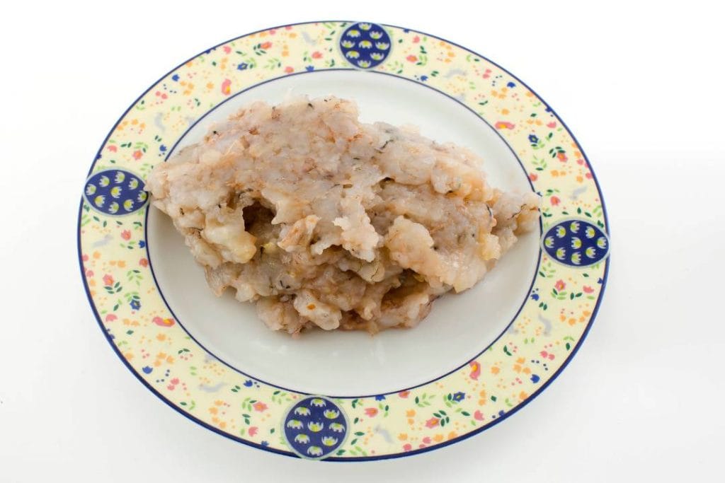 comida triturada vs texturizada