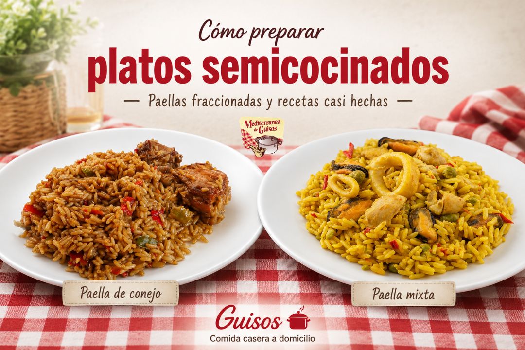 como preparar platos semi cocinados casi hecho de guisos
