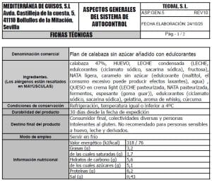 flan de calabaza sin azucar
