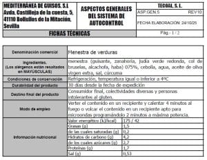 menestra de verduras